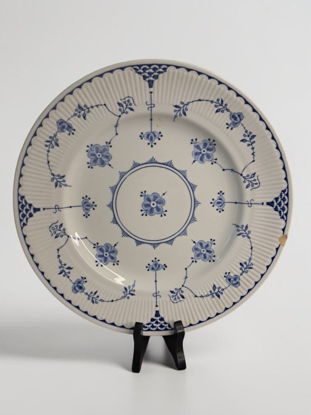 Vintage 1982 Franciscan Denmark Blue English Ironstone Plate Made in England